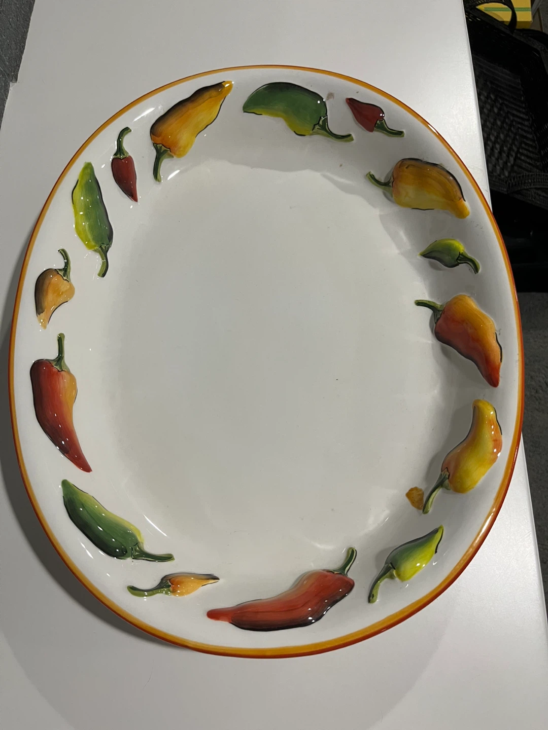 La Menta Hand Painted Serving Platter - photo 2