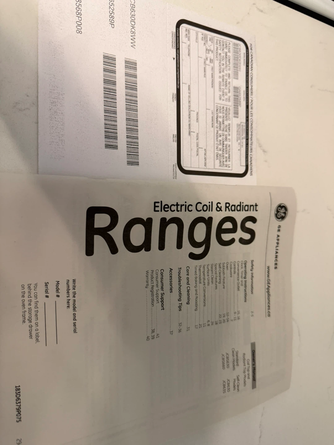 GE 30-inch Electric Smoothtop Range with Self Cleaning - photo 3