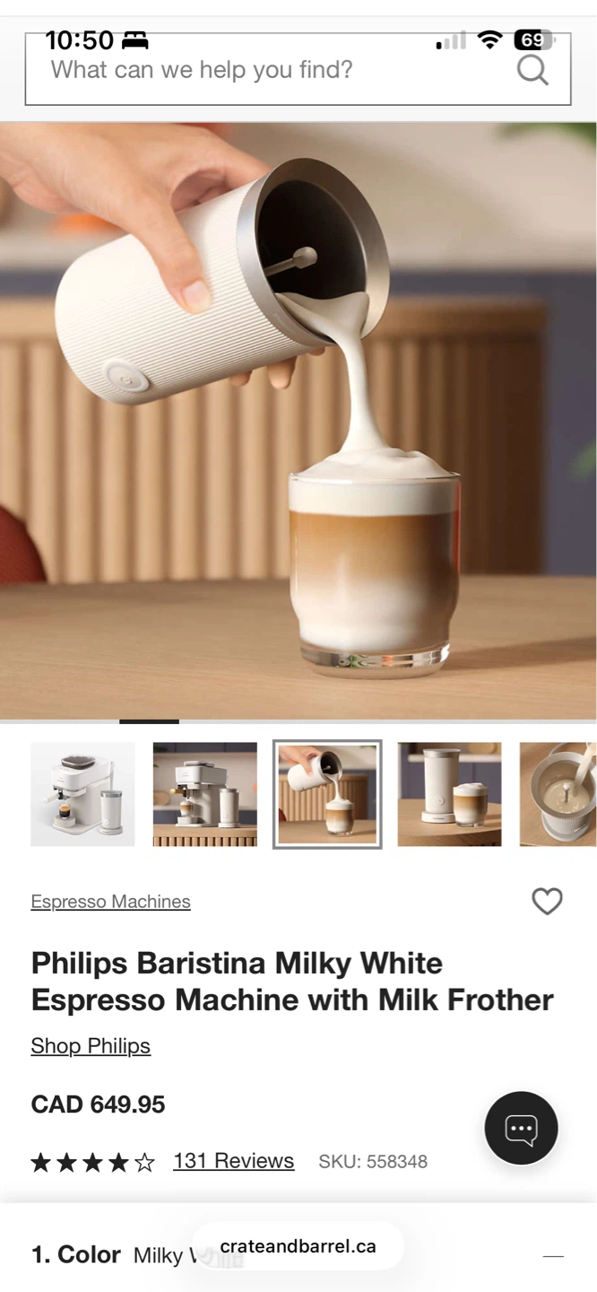 Philips Baristina Espresso Machine with Milk Frother - photo 3
