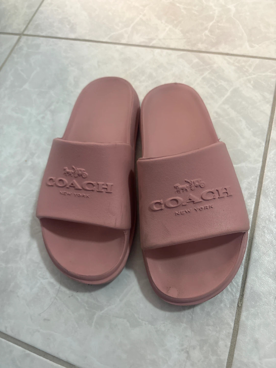 Coach Slide Sandals - Pink - photo 2