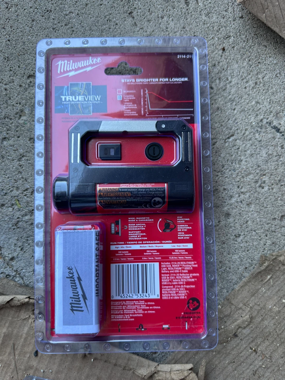 Milwaukee ROVER LED Work Light with USB Rechargeable Battery - photo 2