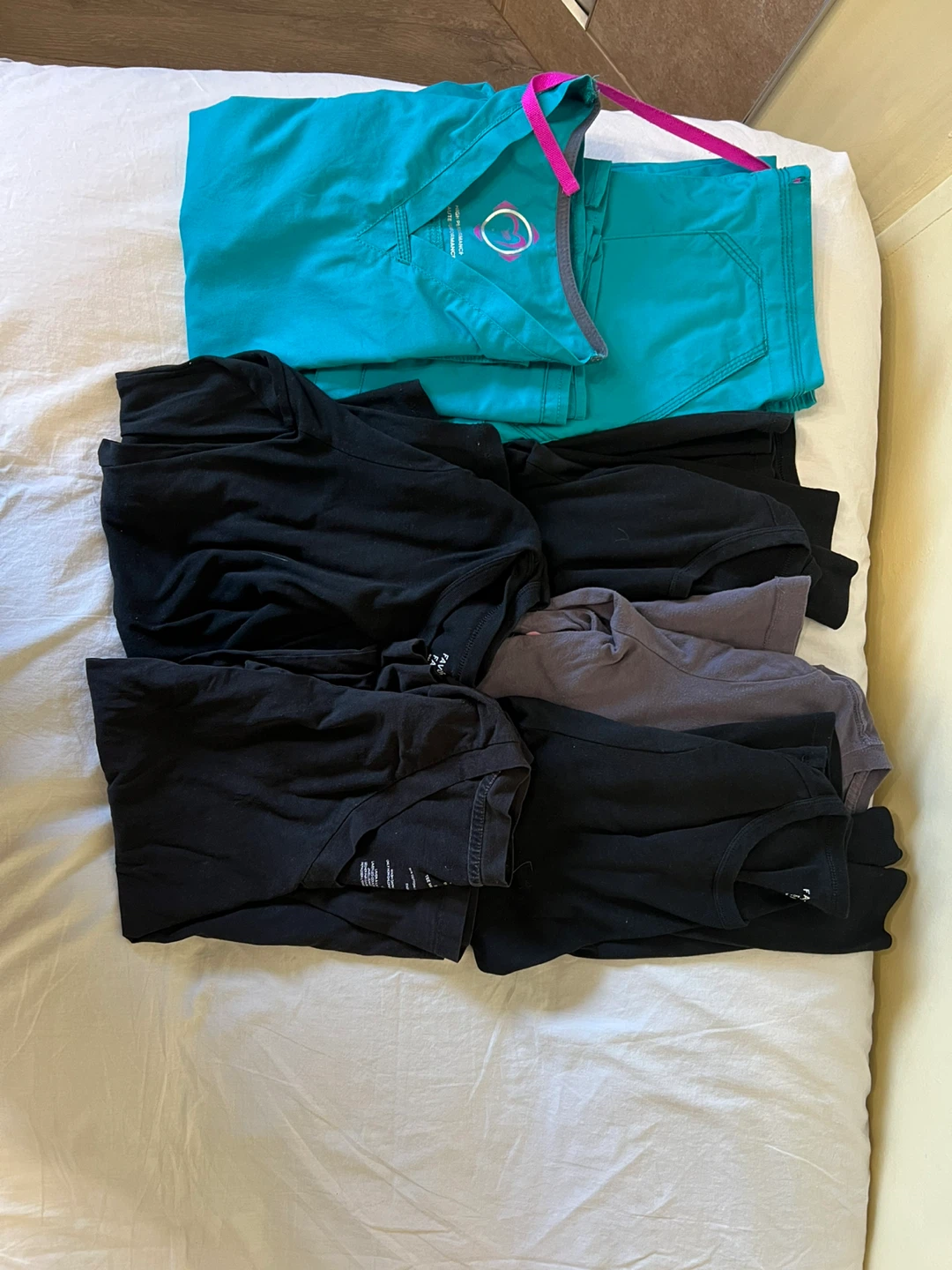 Assorted Scrub Tops and Pants Bundle
