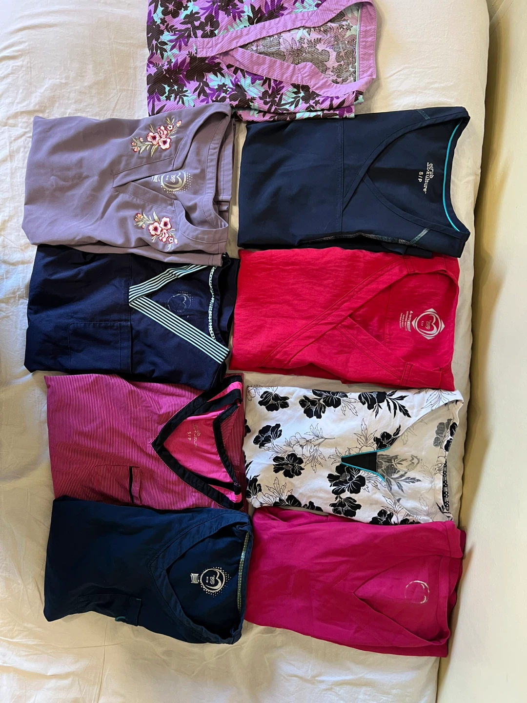 Assorted Scrub Tops and Pants Bundle - photo 3