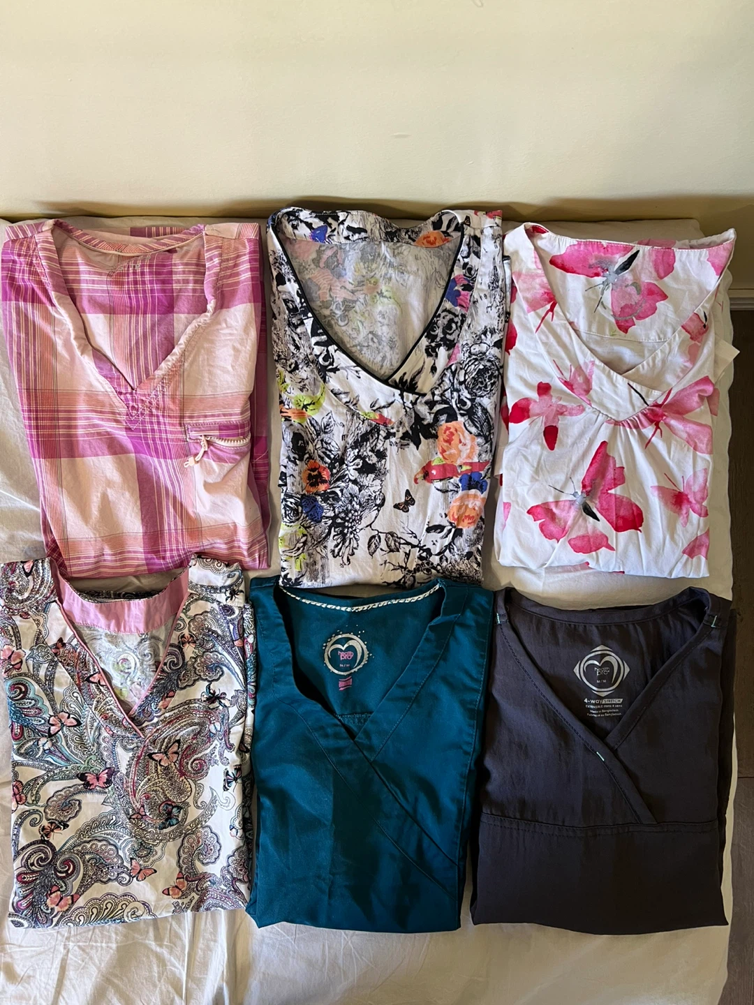 Assorted Scrub Tops and Pants Bundle - photo 4