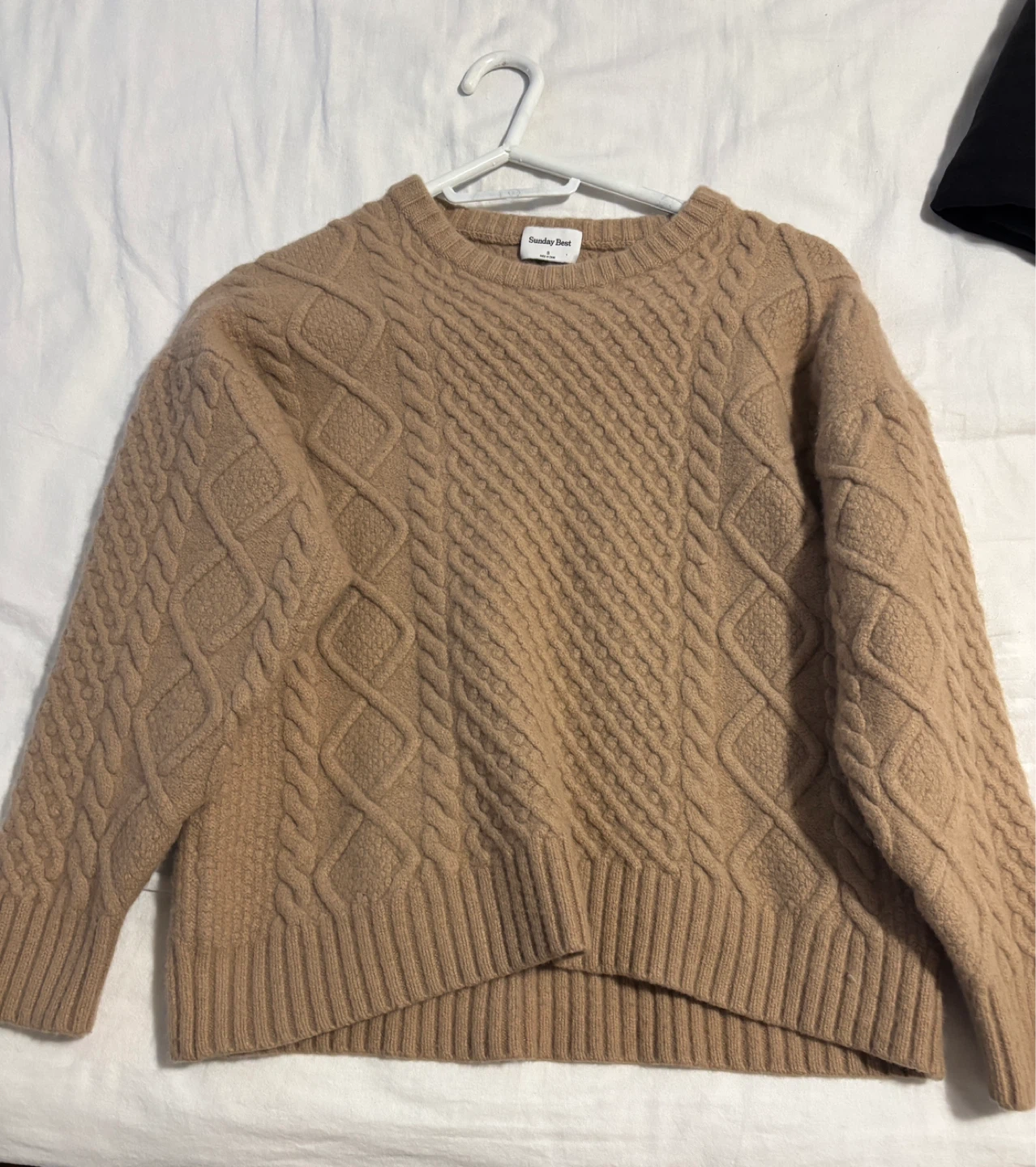 Sunday Best Cable Knit Sweater Size S