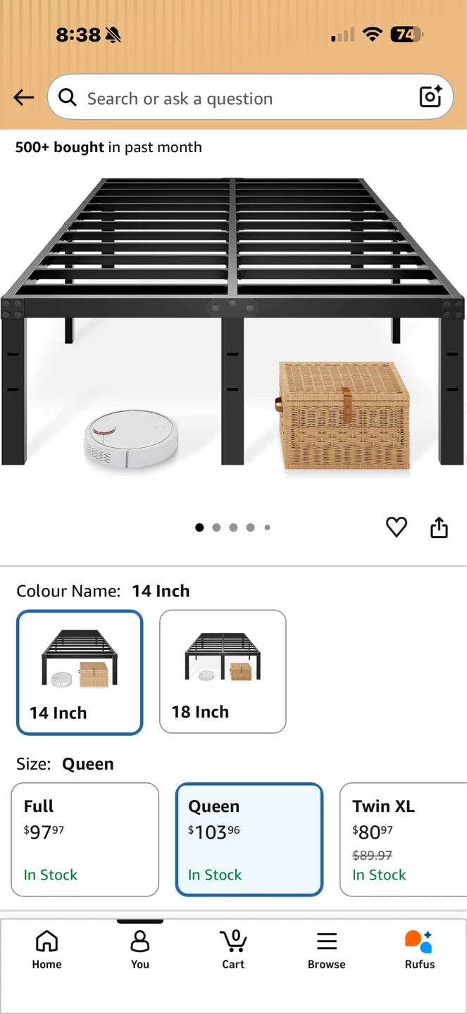 New Queen Size Bed Frame