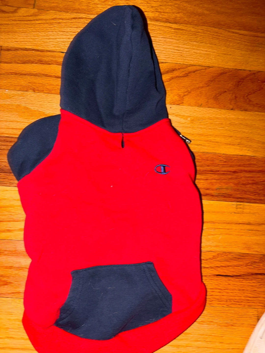 Champion Red and Navy Hoodie