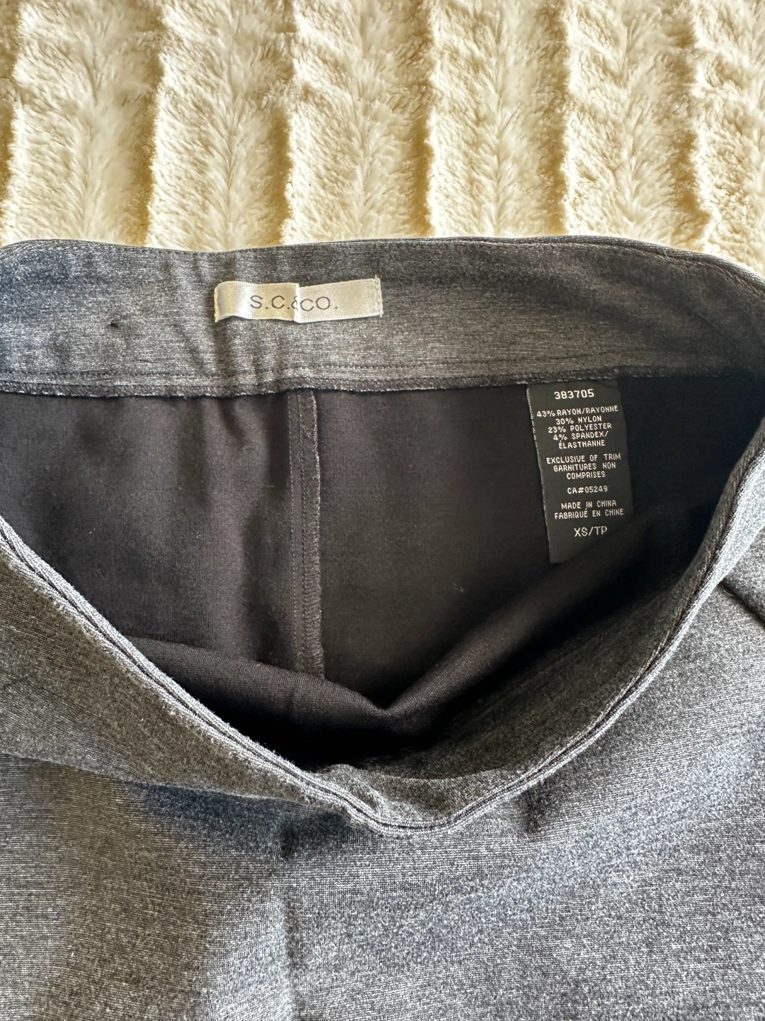 S.C.& CO. Pencil Skirt Grey XS - photo 4