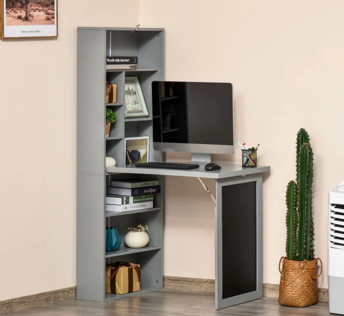 Foldable Desk with Blackboard