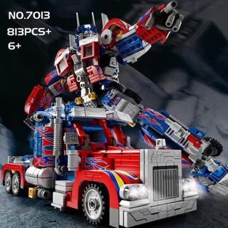 Transformation Robot - Red & Yellow Building set