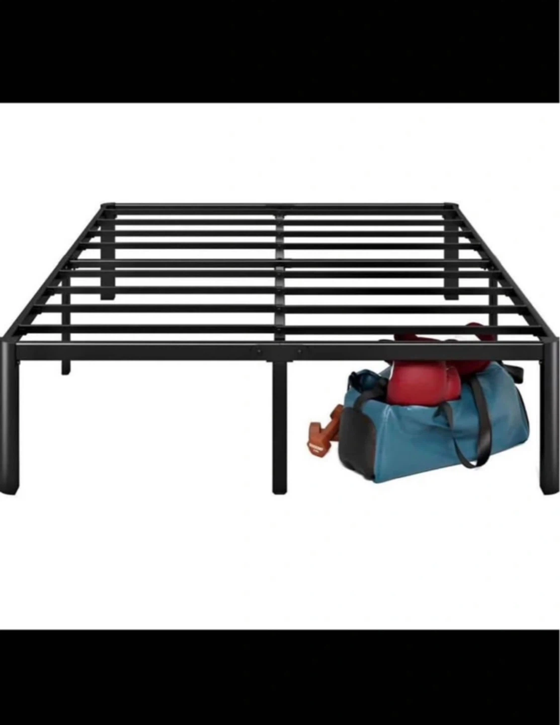 Black Metal Bed Frame