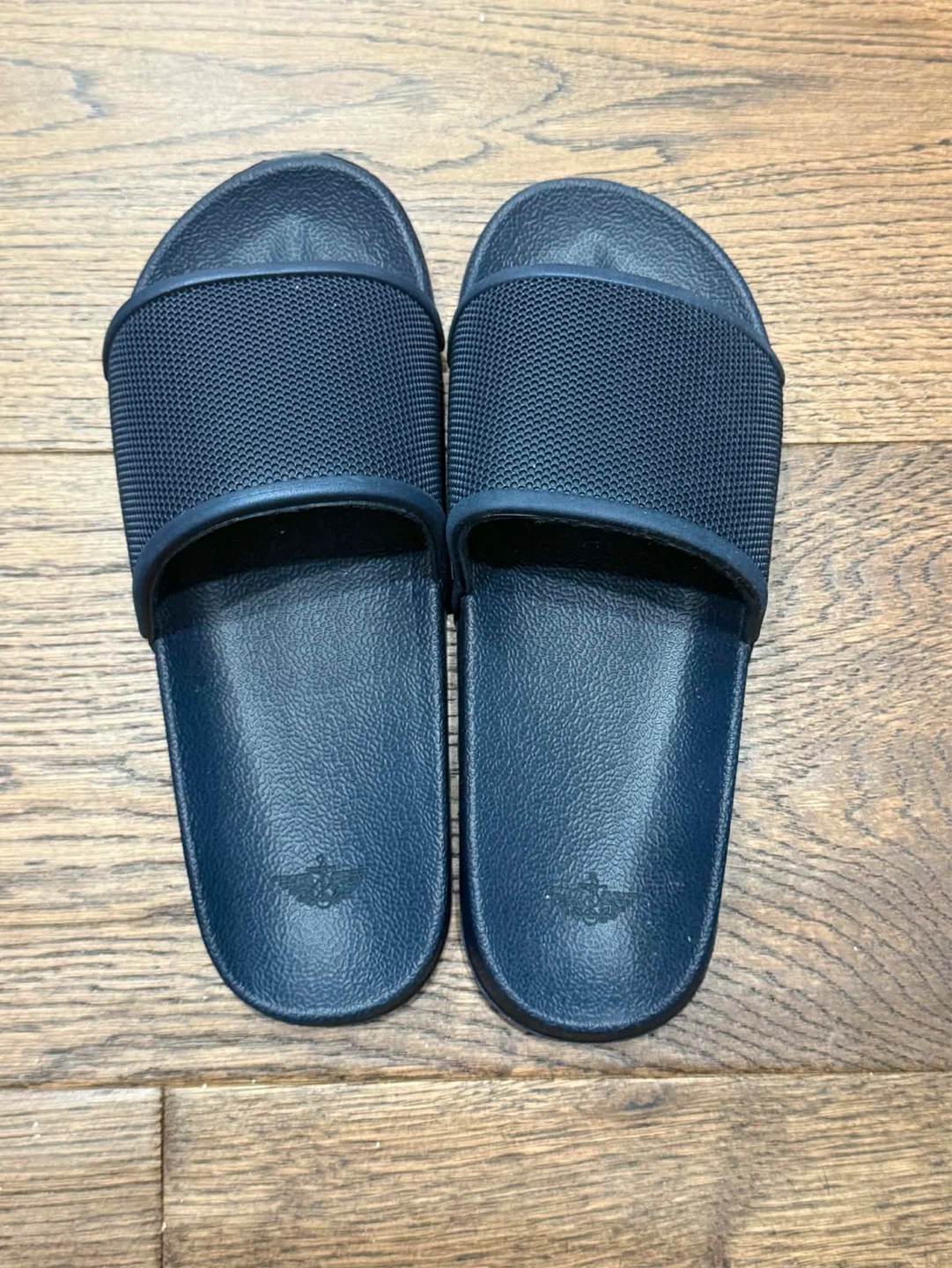 Dockers Navy Blue Slides Size L/2-3
