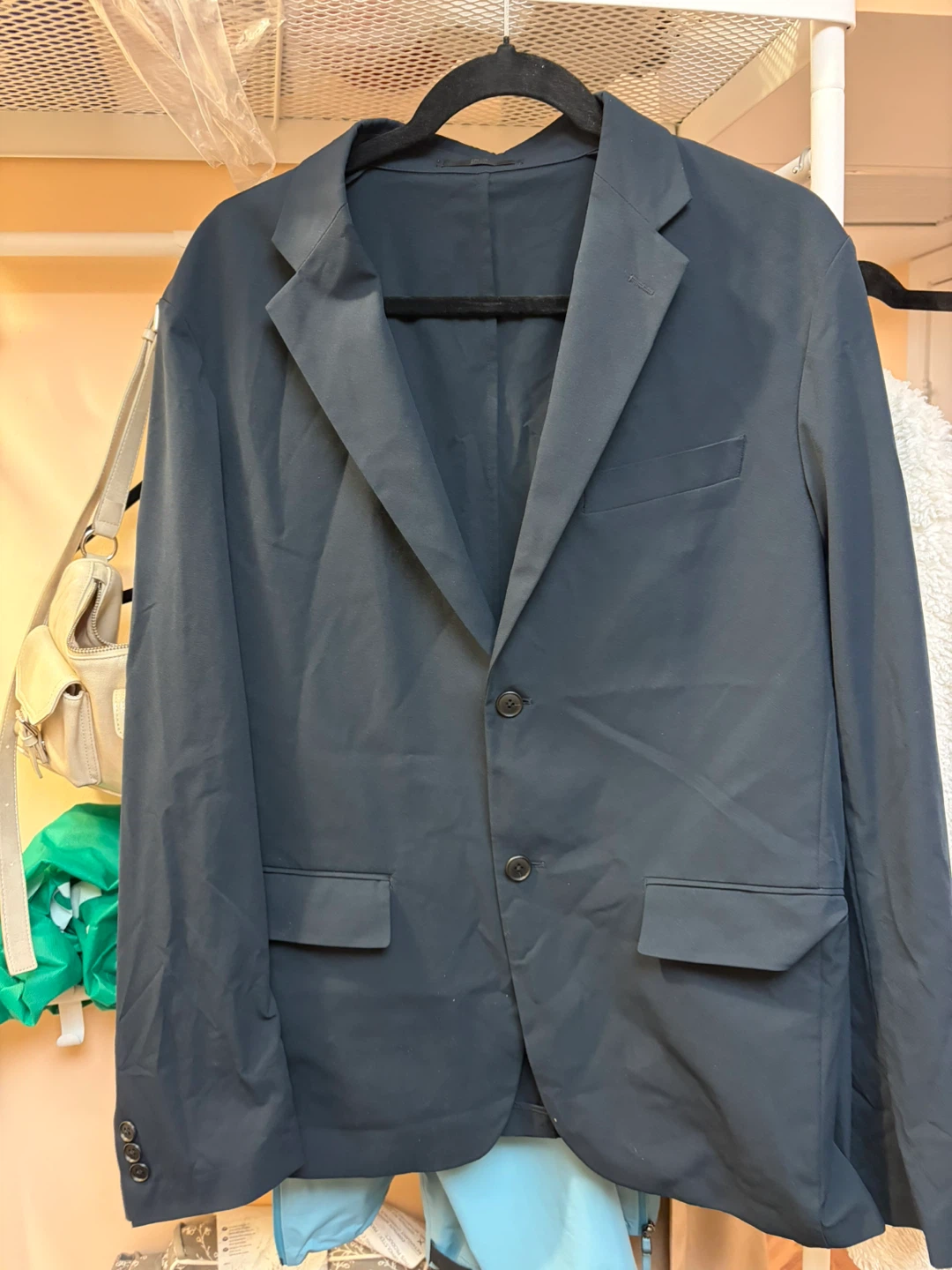 comfortable navy uniqlo airsense Blazer Size M