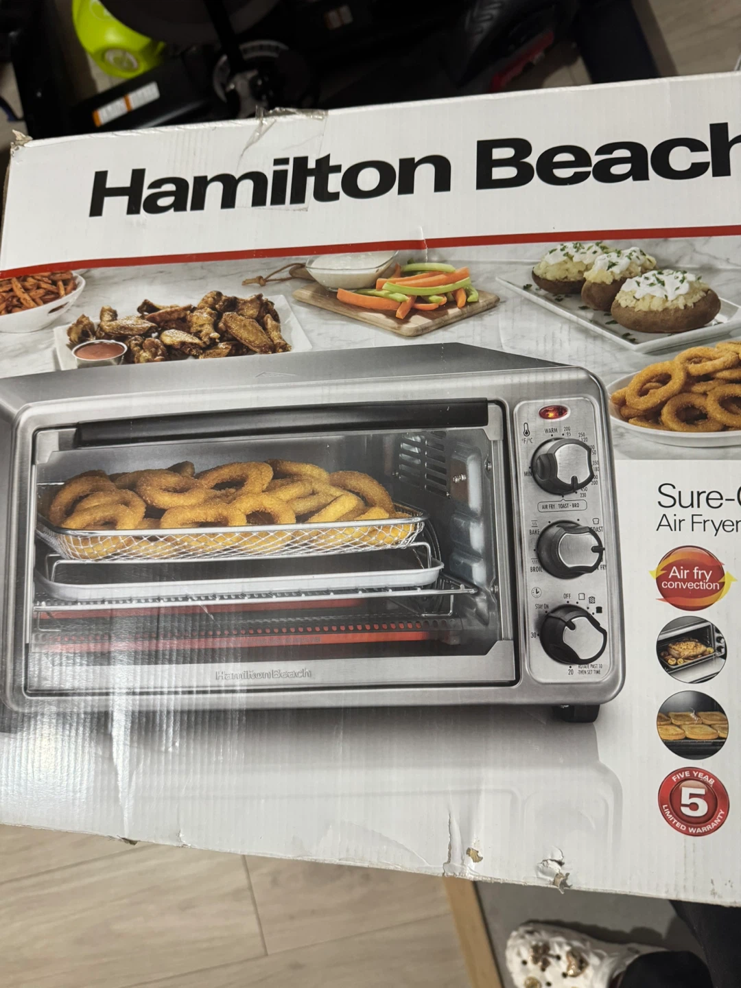 Hamilton Beach Sure-Crisp Air Fryer Toaster Oven
