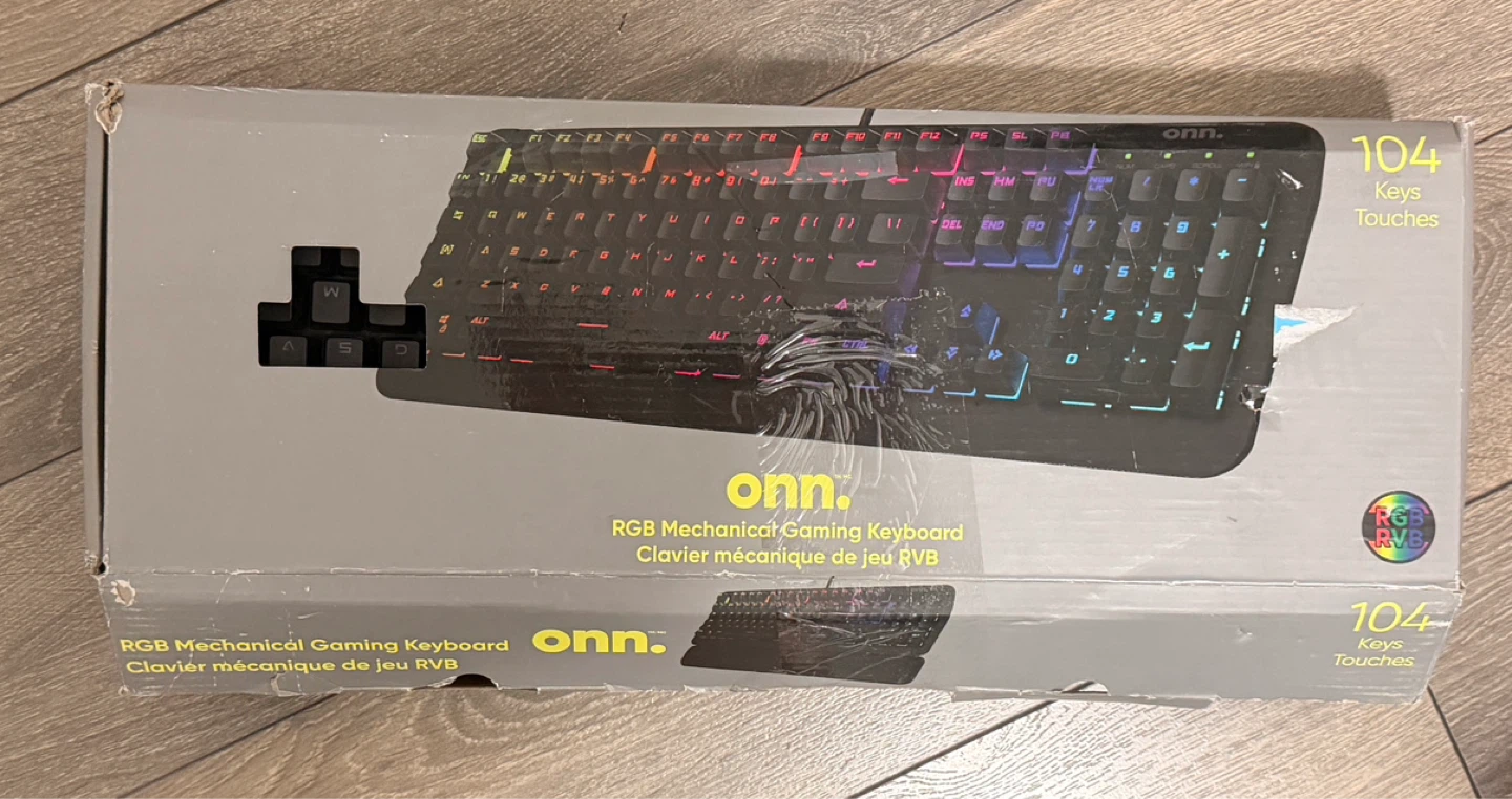 onn. RGB Mechanical Gaming Keyboard
