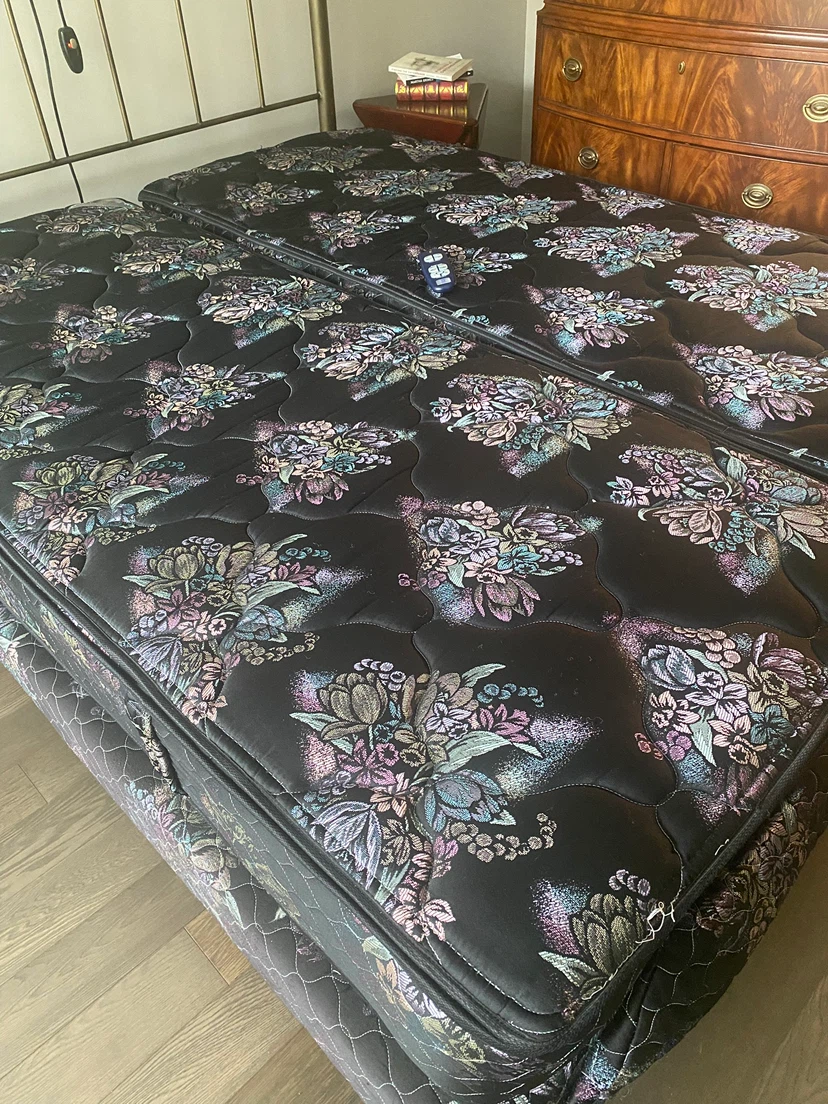 Ultramatic Bed. Single base with massage and mattress