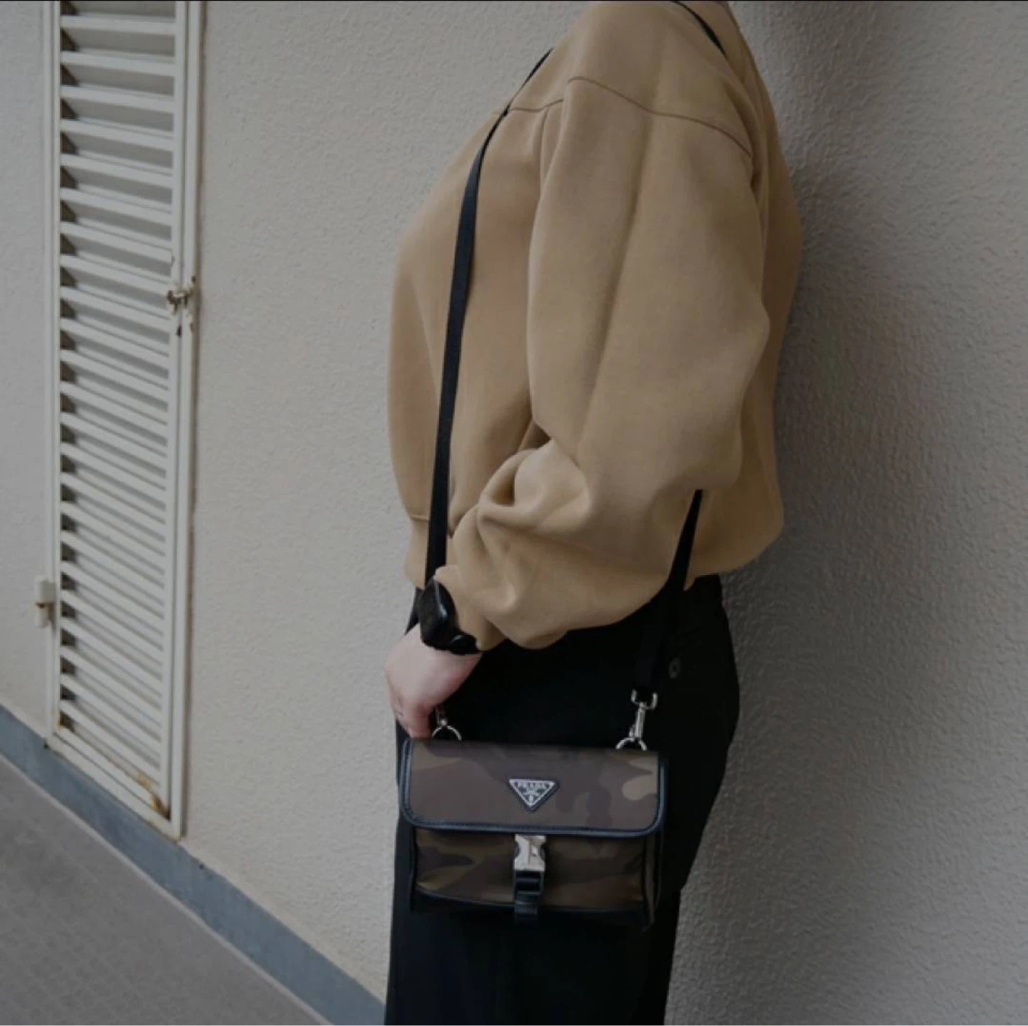 Authentic Prada Camo Nylon Crossbody Bag check more pictures - photo 2