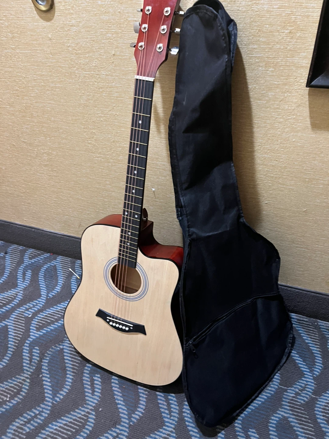 Acoustic Guitar with Gig Bag and Accessories - photo 2