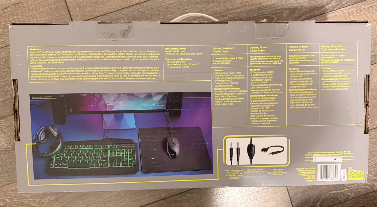 ONN Gaming Starter Set - 4 Items - photo 2