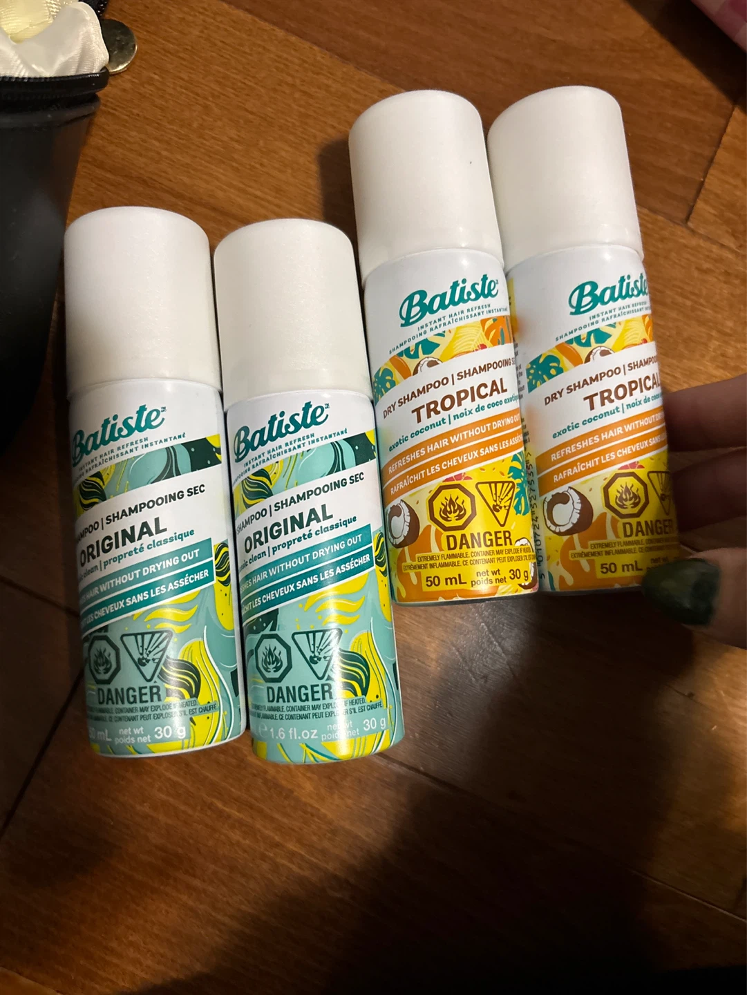 Batiste Dry Shampoo - Original & Tropical (4-pack)