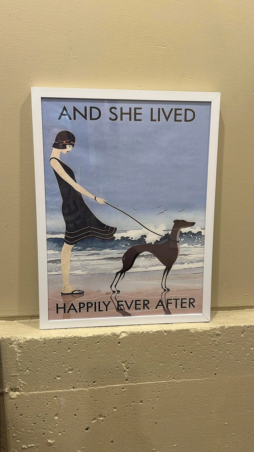 Framed Art Print "And She Lived Happily Ever After"