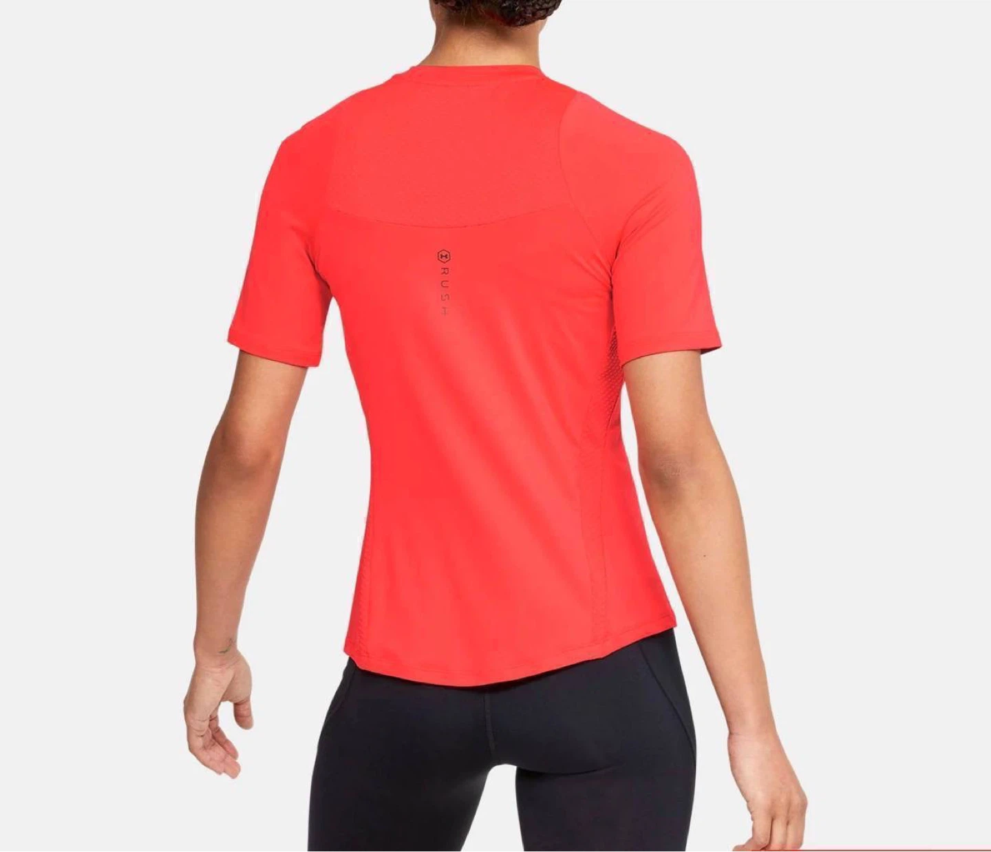 T-shirt rush top gray / orange L, Under Armour - photo 5