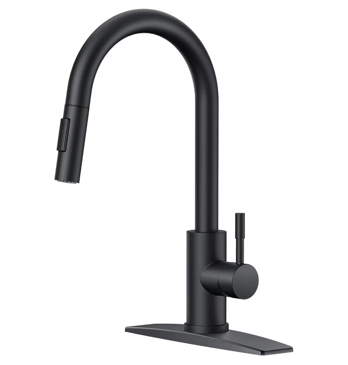 Kitchen Pull Down Faucet - Black - photo 2
