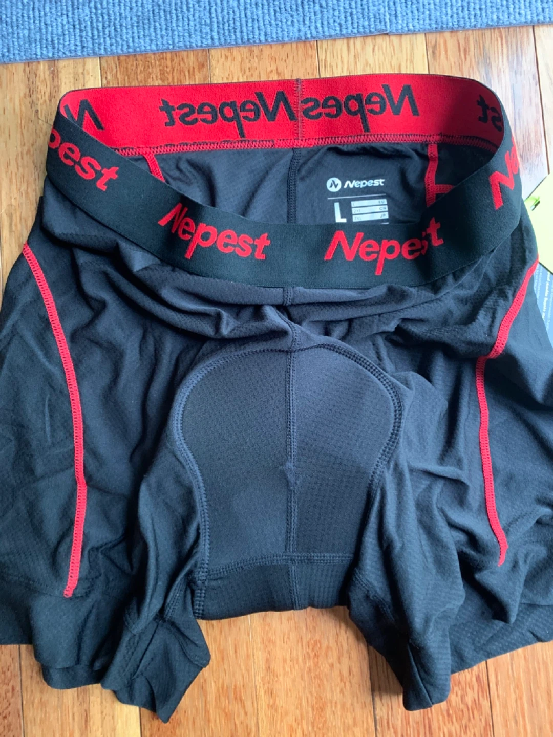 New Nepest Black Cycling Shorts - Size L
