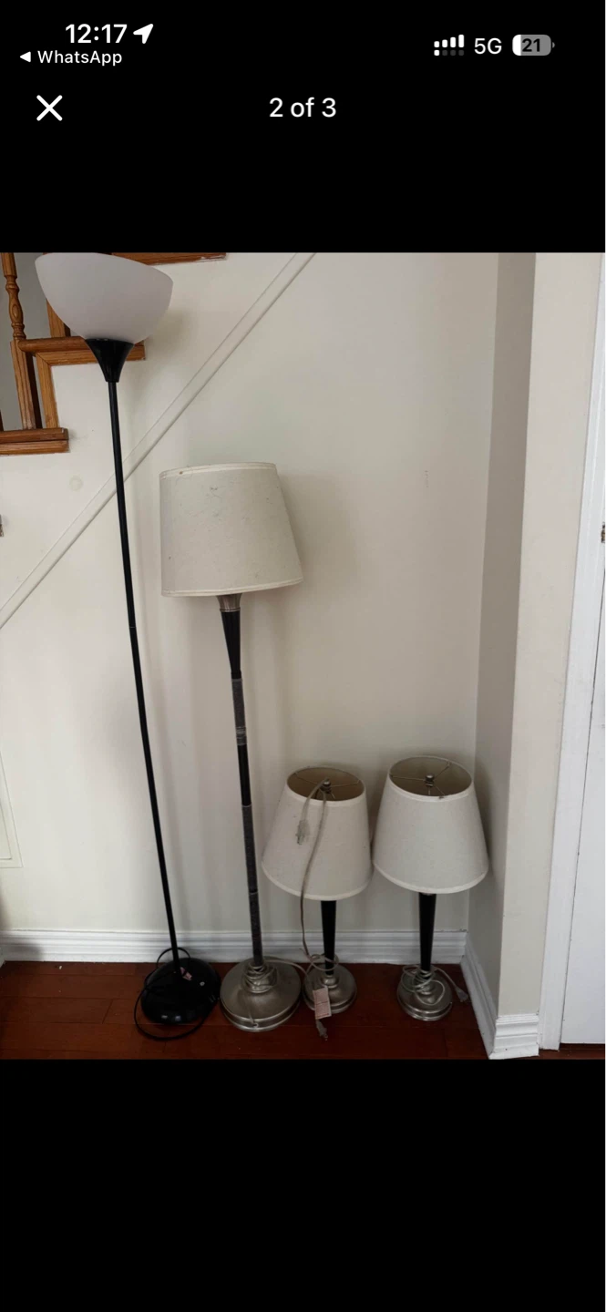 Assorted Floor and Table Lamps