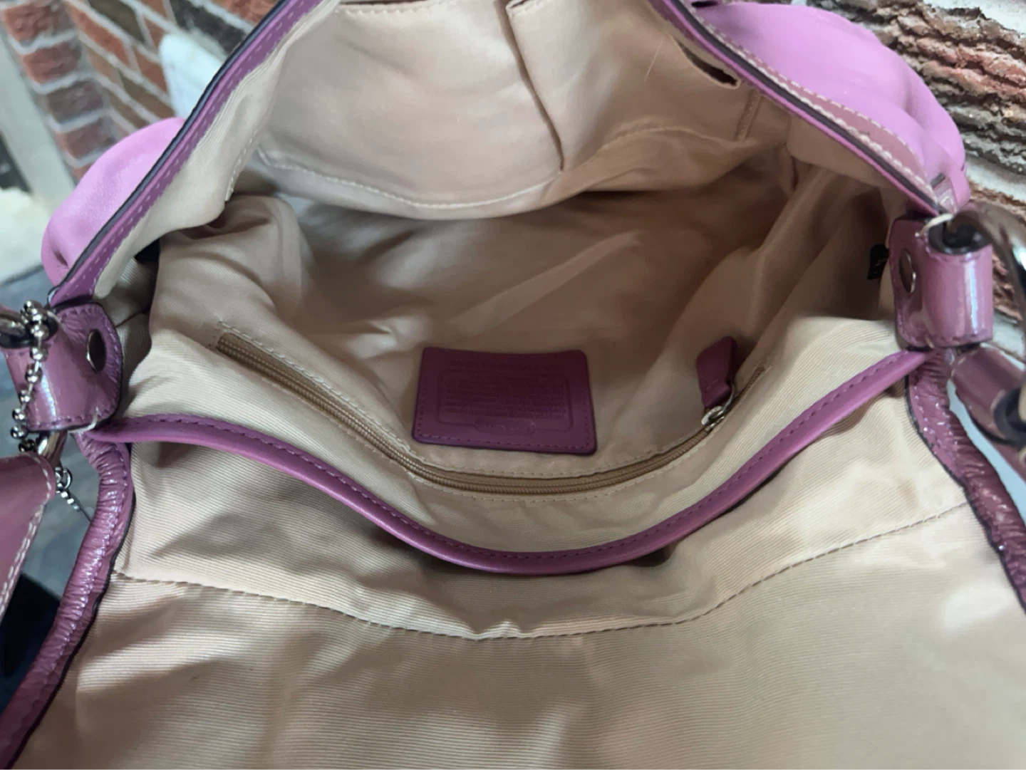 Coach Pink Leather Shoulder Bag - photo 5