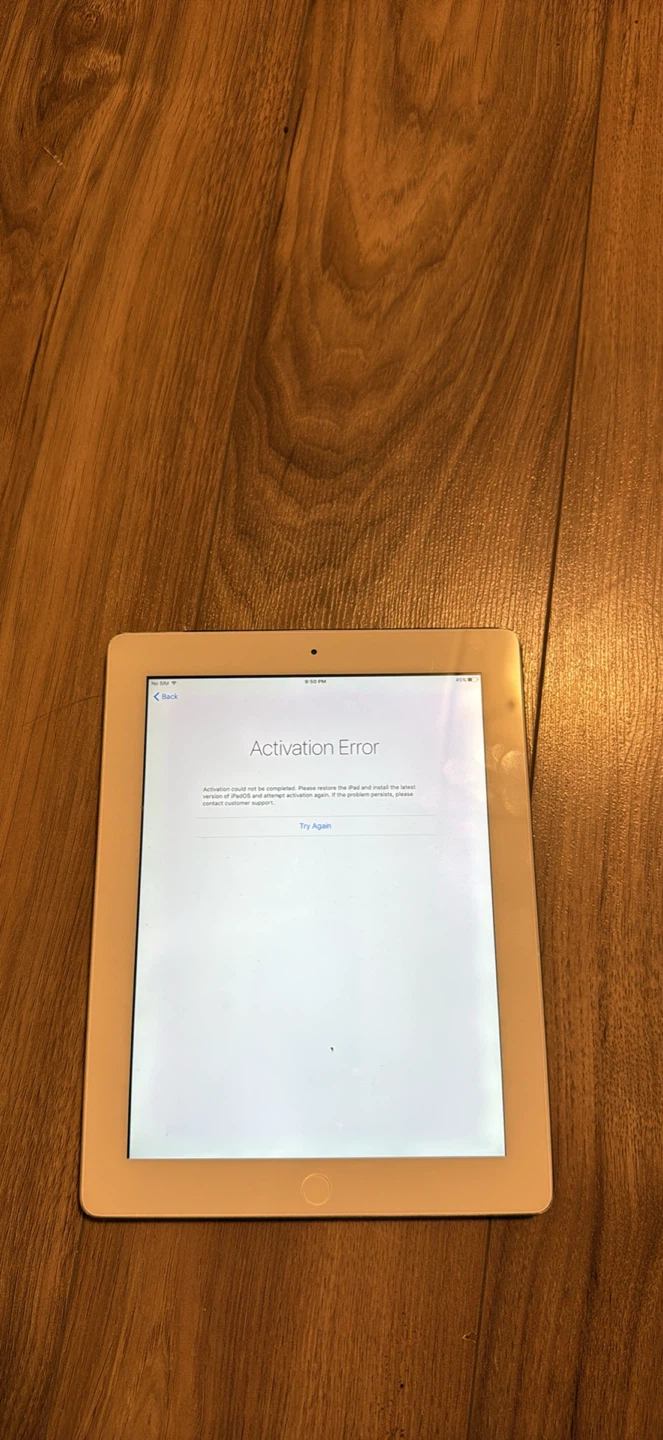 Apple iPad (Activation Error) - photo 2