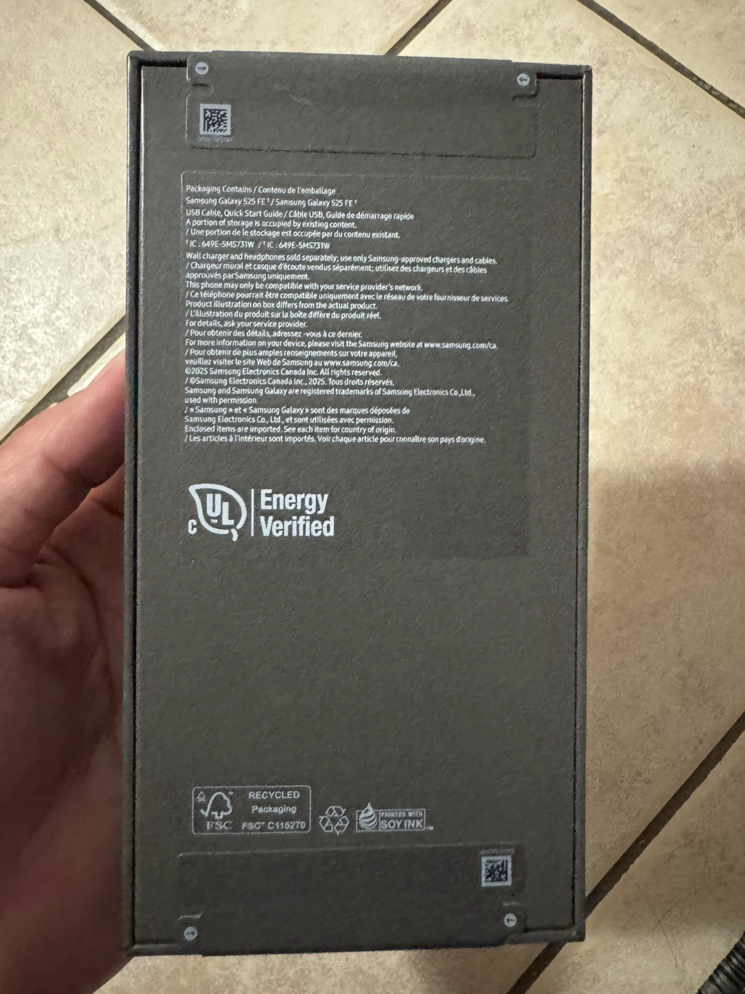 📱 Samsung Galaxy S25 FE 128GB – Brand New & Factory Sealed - photo 3