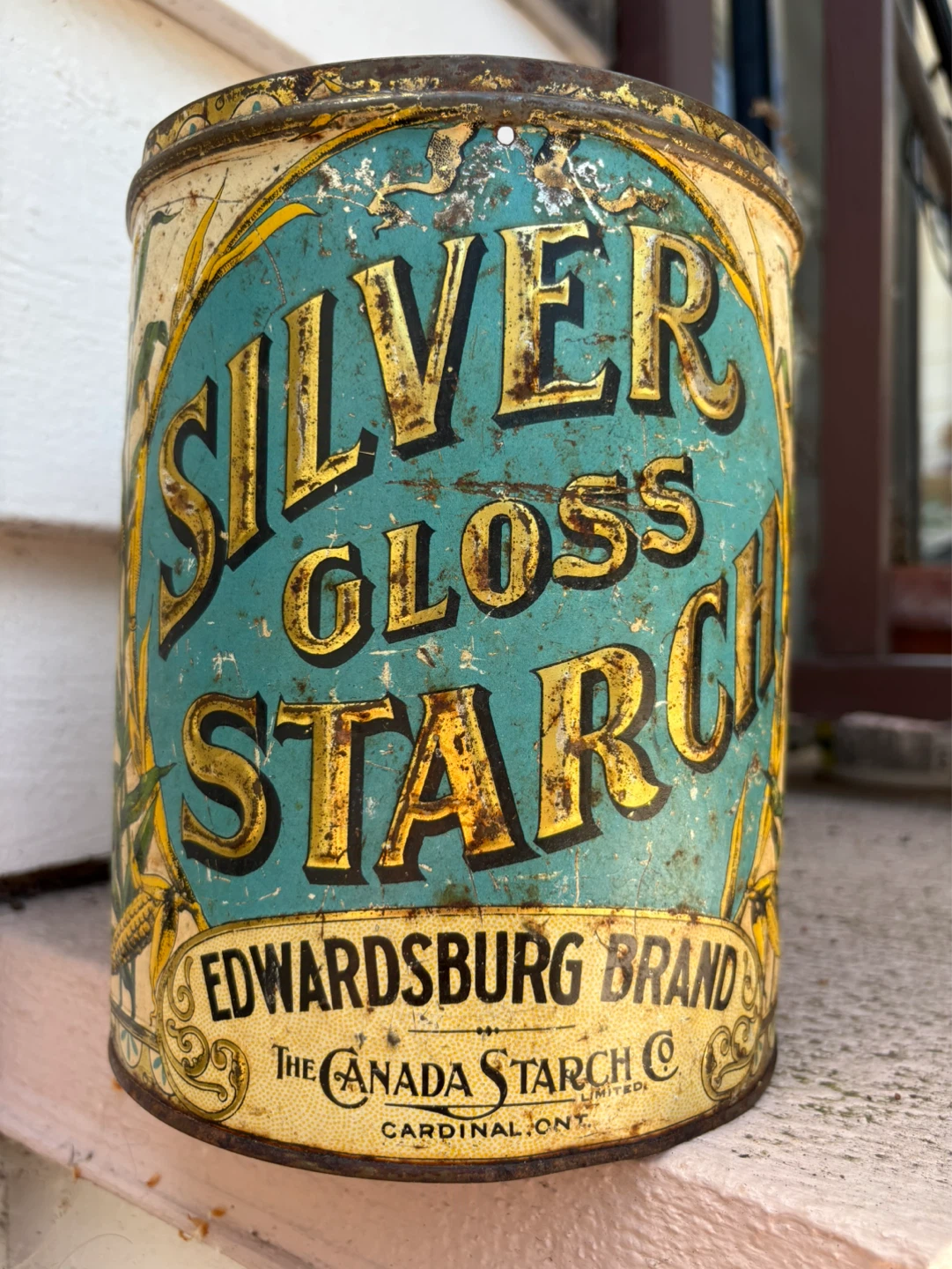 Edwardsburg Brand Silver Gloss Starch Tin