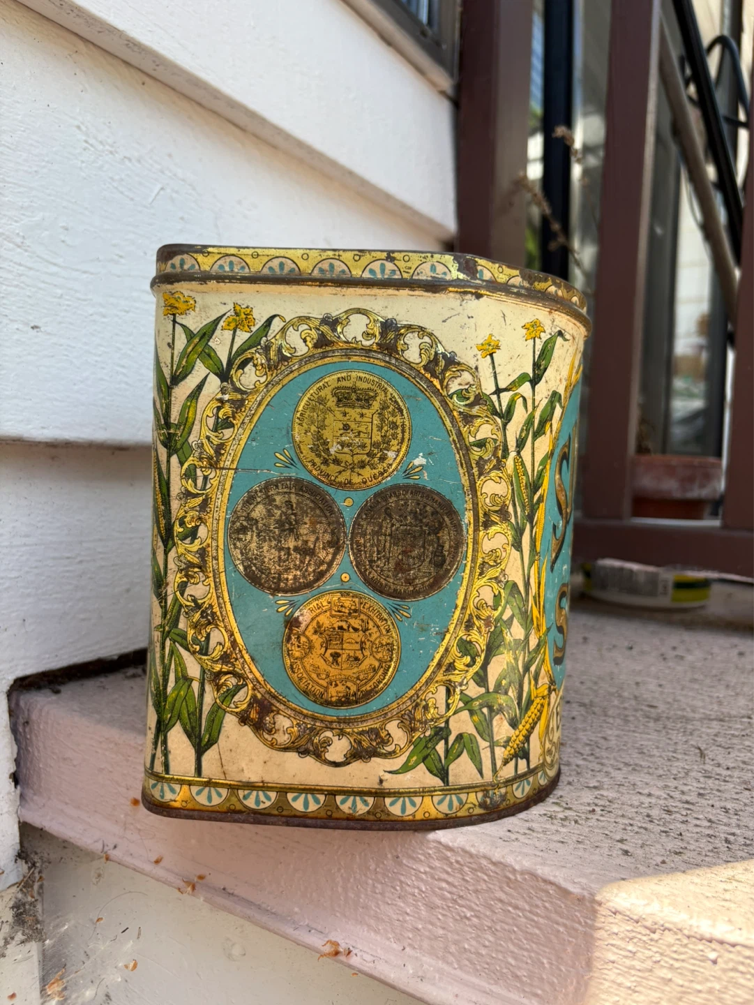 Edwardsburg Brand Silver Gloss Starch Tin - photo 2