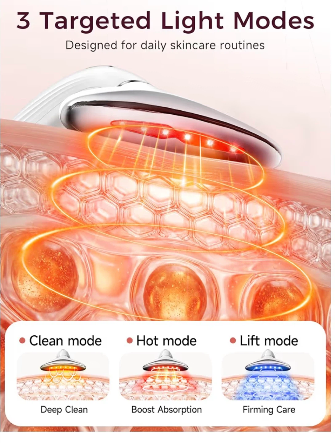 BRAND NEW Aoyiray Face & Neck Massager White - photo 3
