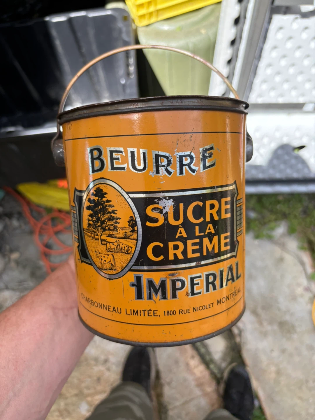 Vintage Imperial Sugar Cream Butter Tin - photo 4