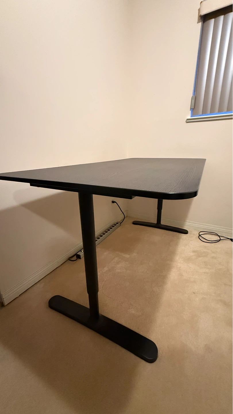 Black Office Desk