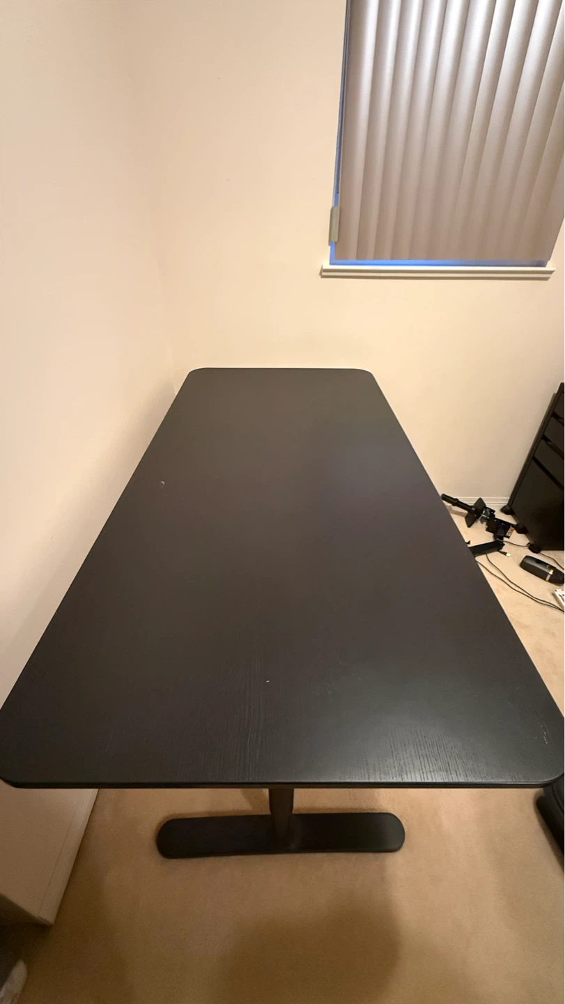 Black Office Desk - photo 3