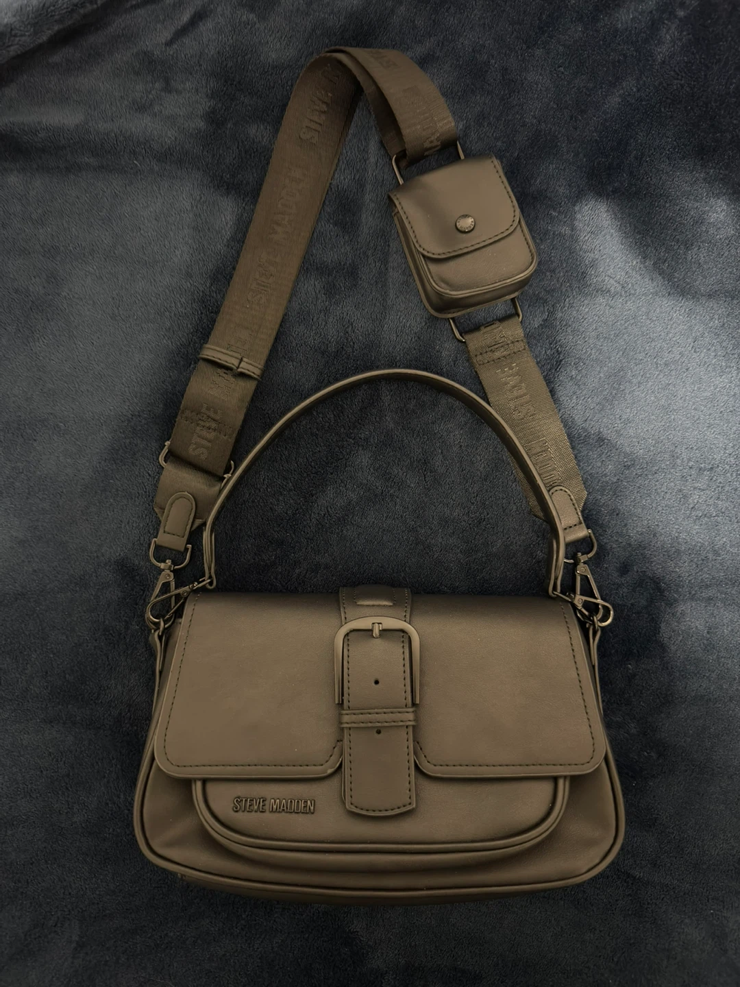 Steve Madden Crossbody Bag with Detachable Pouch