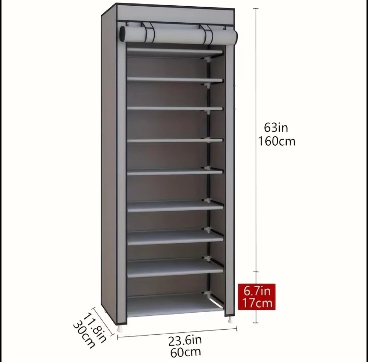 10-Tier Shoe Rack Storage Organizer (BRAND NEW IN BOX) - photo 3