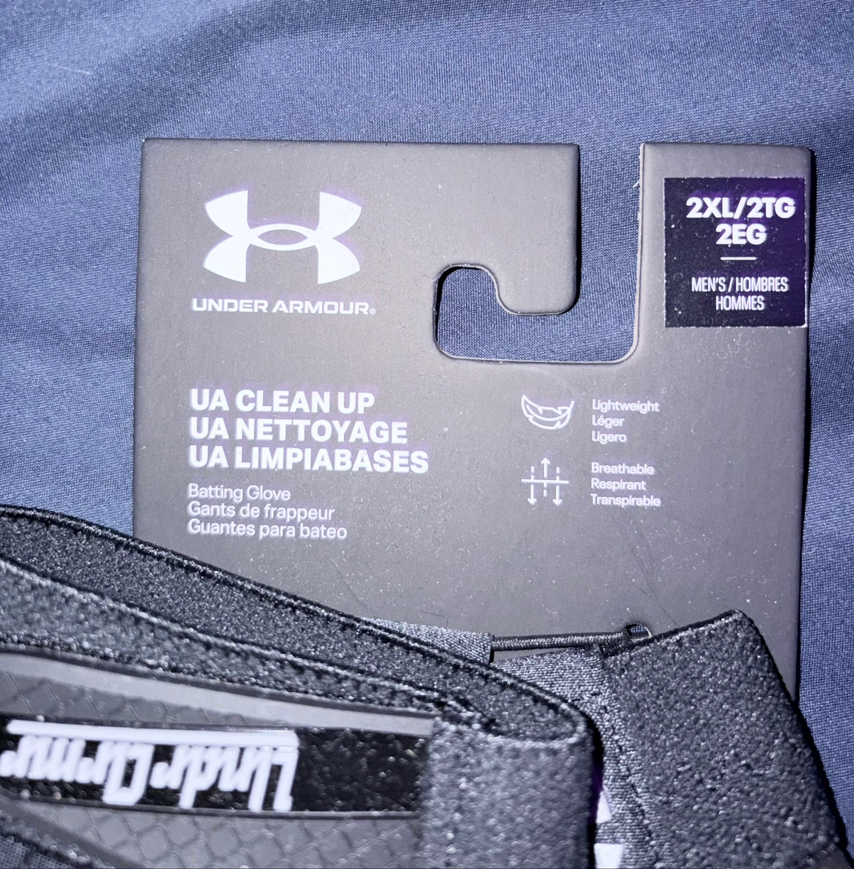 Under Armour - Batting Gloves, 2XL, UA Clean Up - photo 2