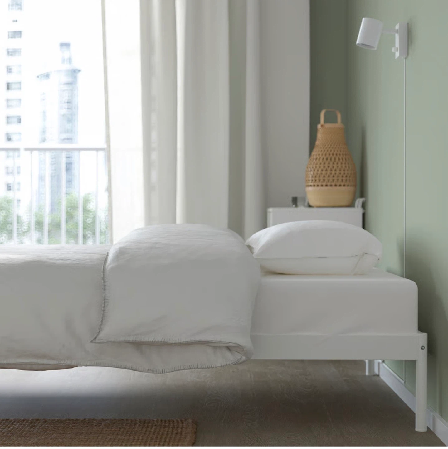 IKEA NEIDEN White Bed Frame - photo 5