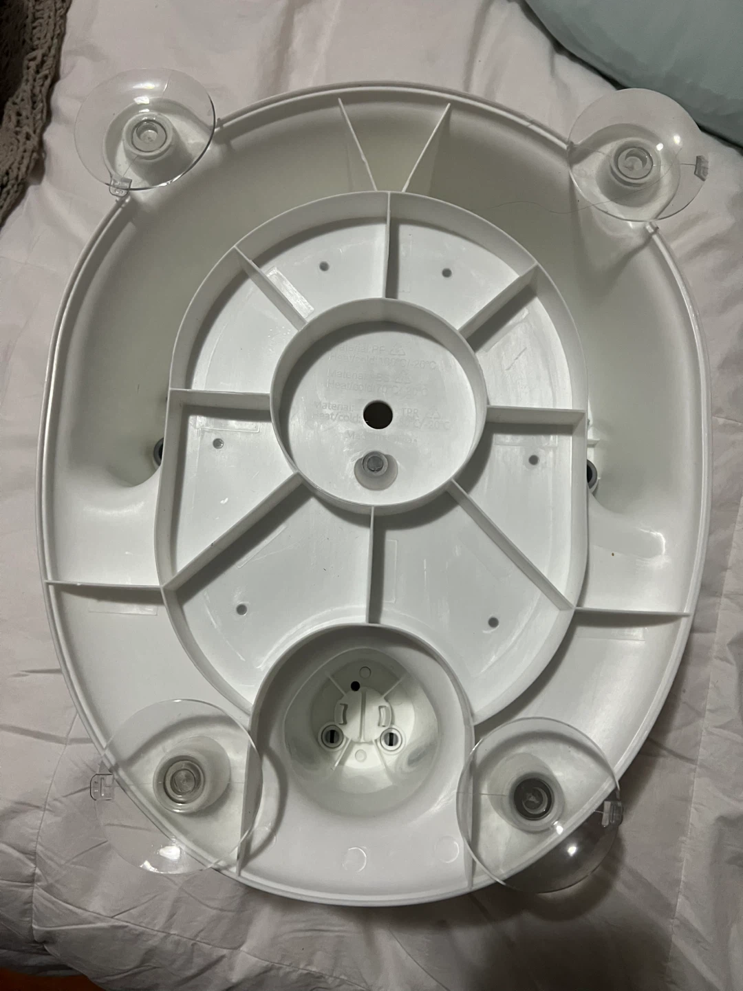White and Grey Baby Bath Seat - photo 3