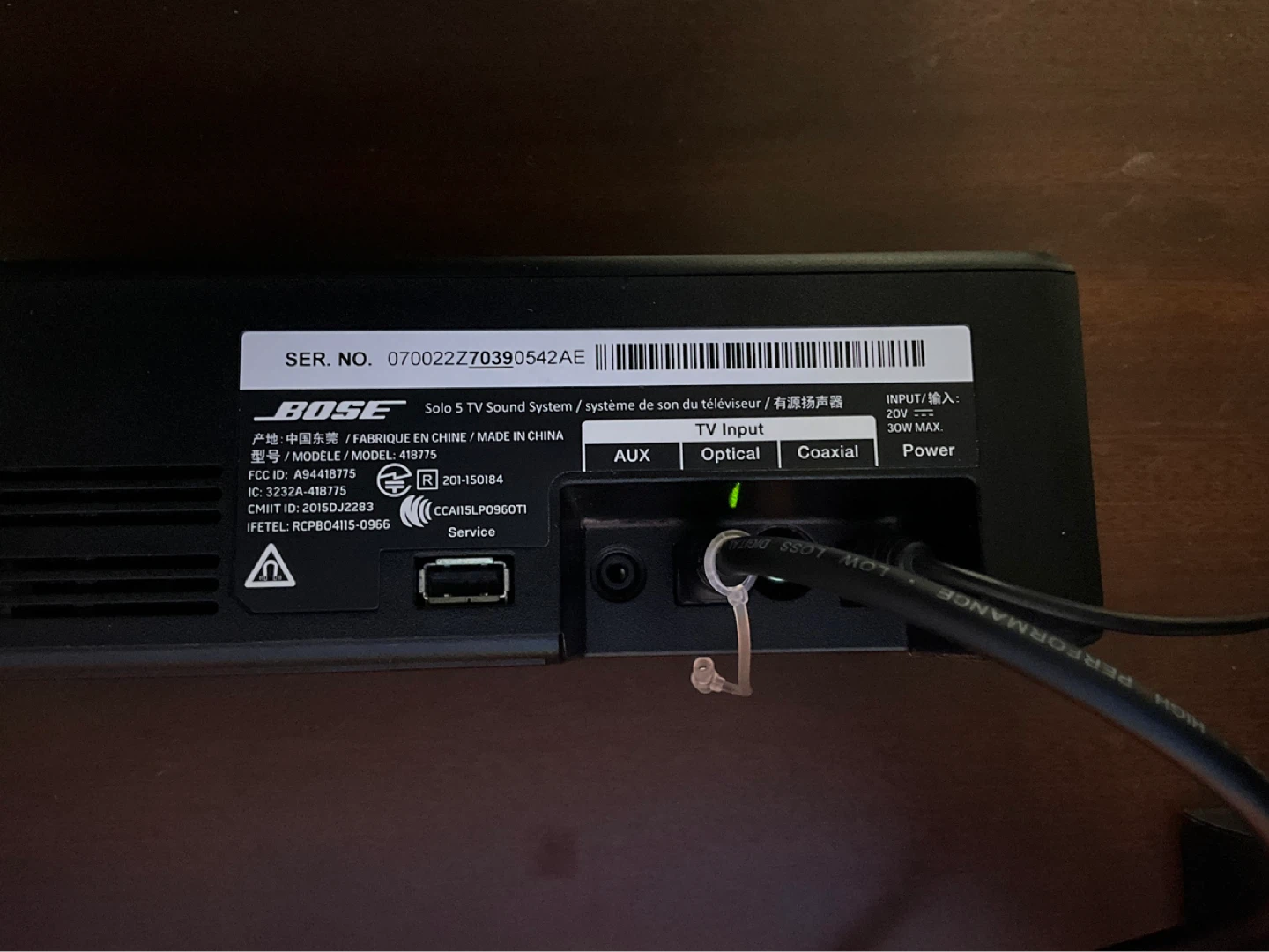 Bose Solo 5 TV Sound System - photo 3