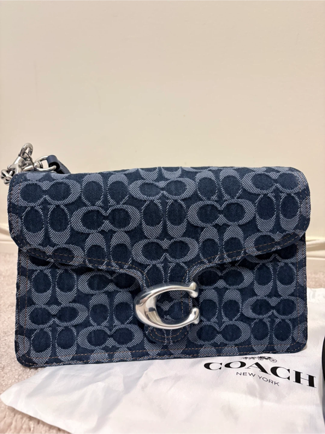 Coach Denim Shoulder Bag(NEW)