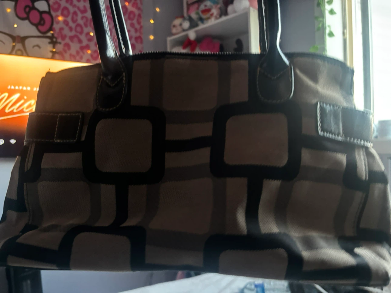 Nine West Plaid Tote Bag - photo 2