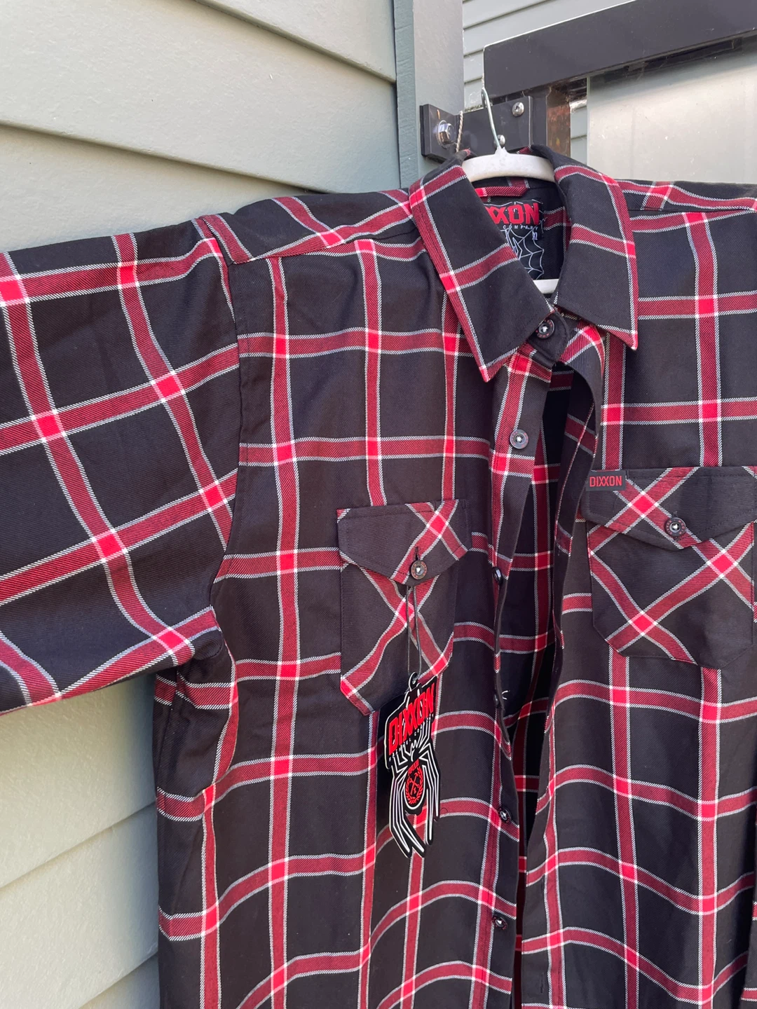 DIXXON "The Widow" Plaid Long Sleeve Shirt - photo 2