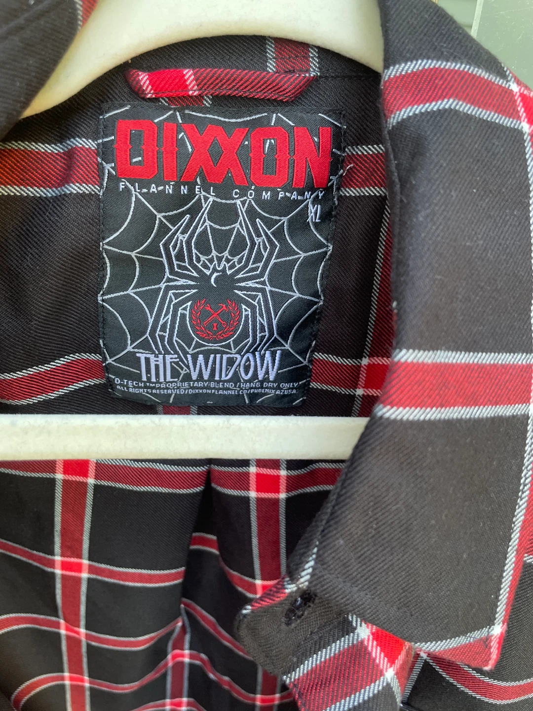 DIXXON "The Widow" Plaid Long Sleeve Shirt - photo 3