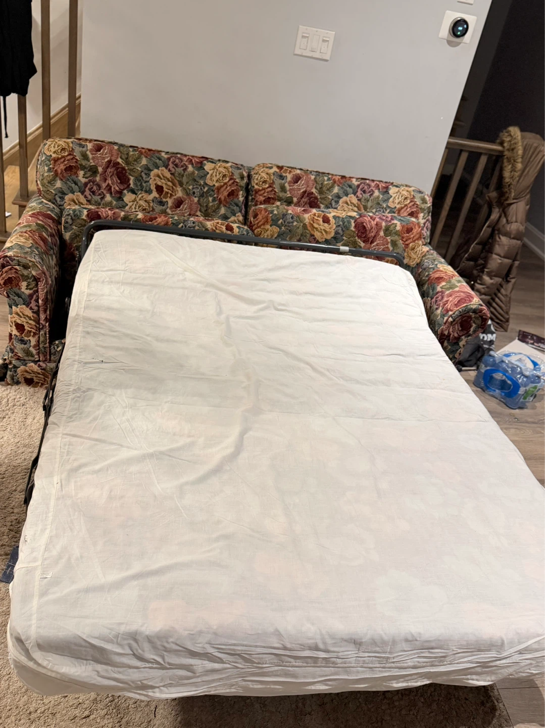 Sofa Bed with Floral Print - photo 2