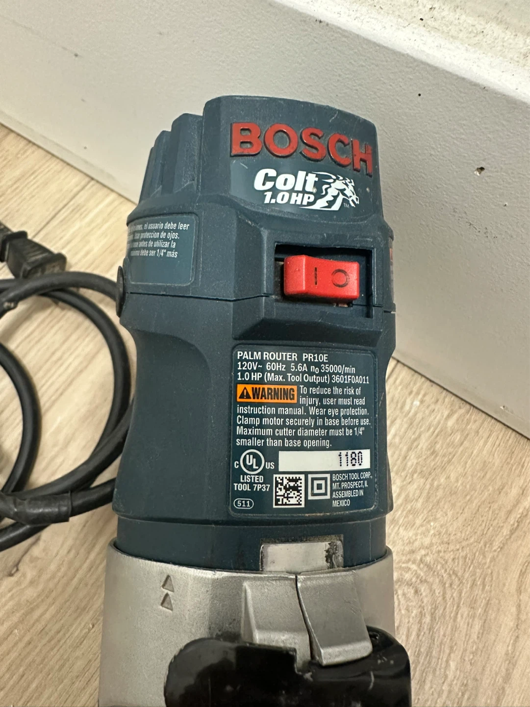 BOSCH Colt 1.0 HP Palm Router PR20EVS - photo 2